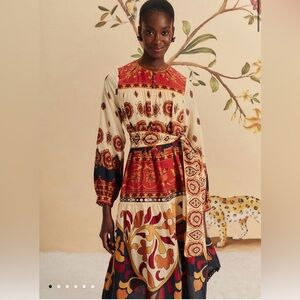 knee length dresses for ladies Spring Temperament Black Maxi Dress and Elegant High Neck Long Sleeve Dress with Floral Accent (MA220), Black / XXL